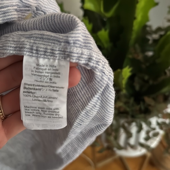 J. Crew short-sleeve linen shirt - Picture 5 of 5